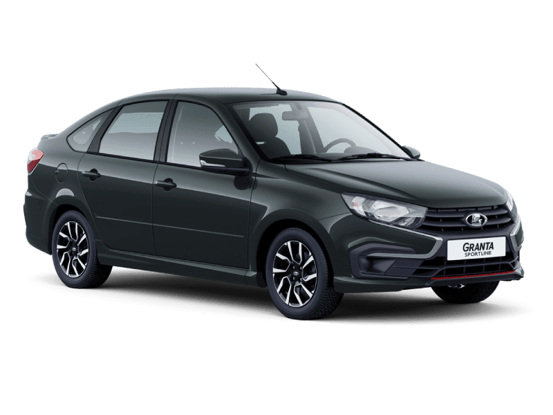 Купить Lada Granta Sportline Лифтбек в Сургуте - СЕРЕБРИСТО-ТЕМНО-СЕРЫЙ "БОРНЕО" (633) - МЕТАЛЛИК